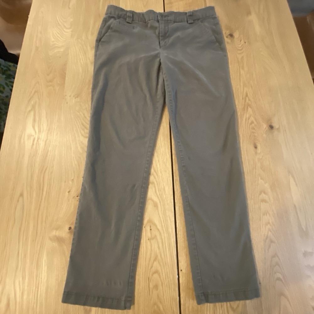 Gap Low Rise Chino Women's 6 Deep Moss Green Straight Leg 2013